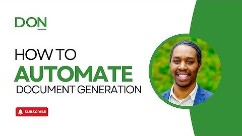 Intro to Automated Document Generation: No Coding Required!