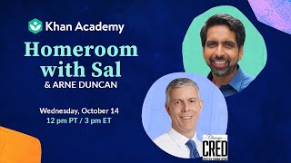 Homeroom with Sal \& Arne Duncan - Wednesday, October 14