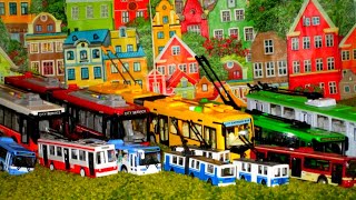 Обзор самых разных игрушечных троллейбусов/Троллейбус Технопарк ЗиУ-10 by Tram Miniature 52,322 views 2 years ago 2 minutes, 26 seconds