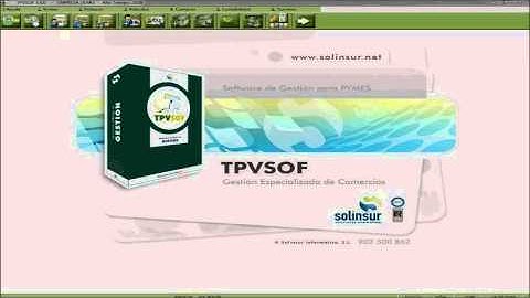 Tpvsof - Cambio de año  - Solinsur Informática