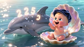 Baby’s Sparkling Dolphin Ride 🐬✨ | Kids Learning Adventure | Fun Ocean Video for Children