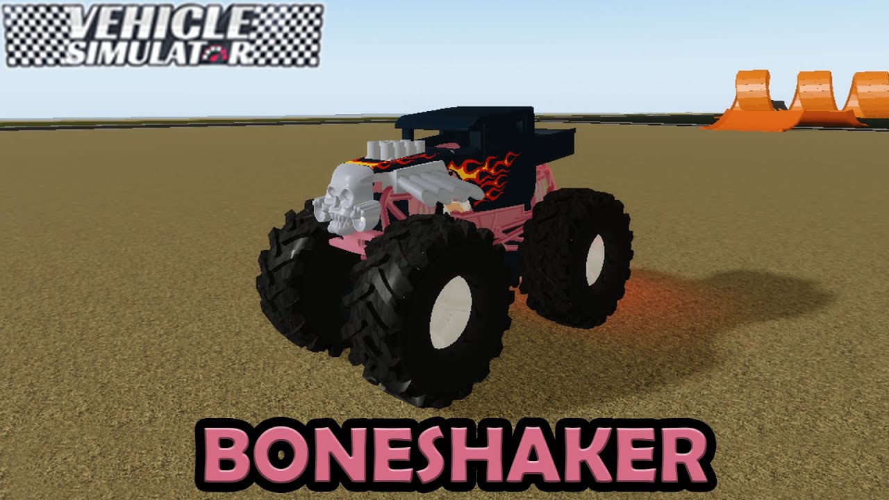 Testing The New Boneshaker Monster Truck Roblox Vehicle Simulator Youtube - roblox vehicle simulator new truck