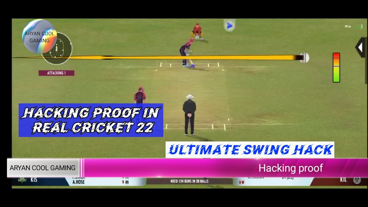 ULTIMATE SWING HACK 😦 IN REAL CRICKET 22 || HACKING PROOF || # ...