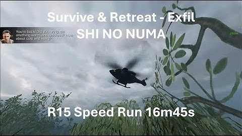 !New Rekord! R15 Speed Time 16m45s 🤩Solo Speed Run Clasic Endles S&R - Exfil in SHI NO NUMA🤩