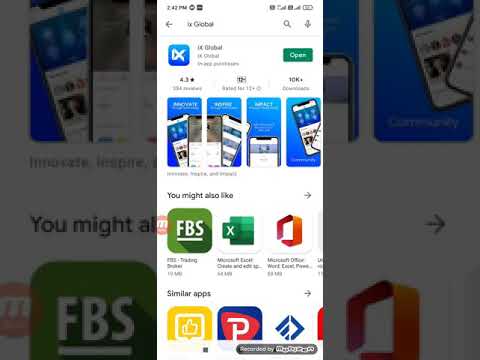 IX Global platform Play Store download login