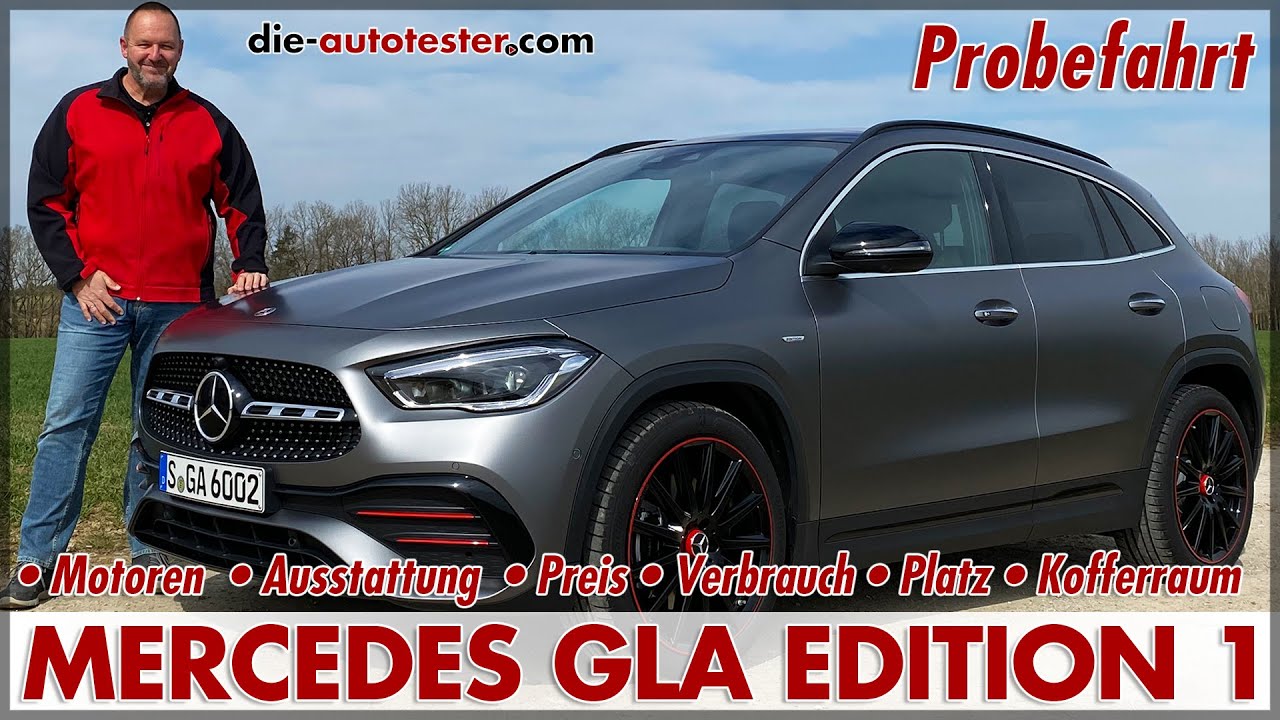 Mercedes Gla 250 Edition 1 165 Kw 224 Ps Neu Review Test Extras Verbrauch Preis Amg Deutsch Youtube