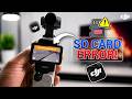 How to Fix SD Card Full Error on DJI Pocket 3/2/1 | SD Card Full Problem Solved