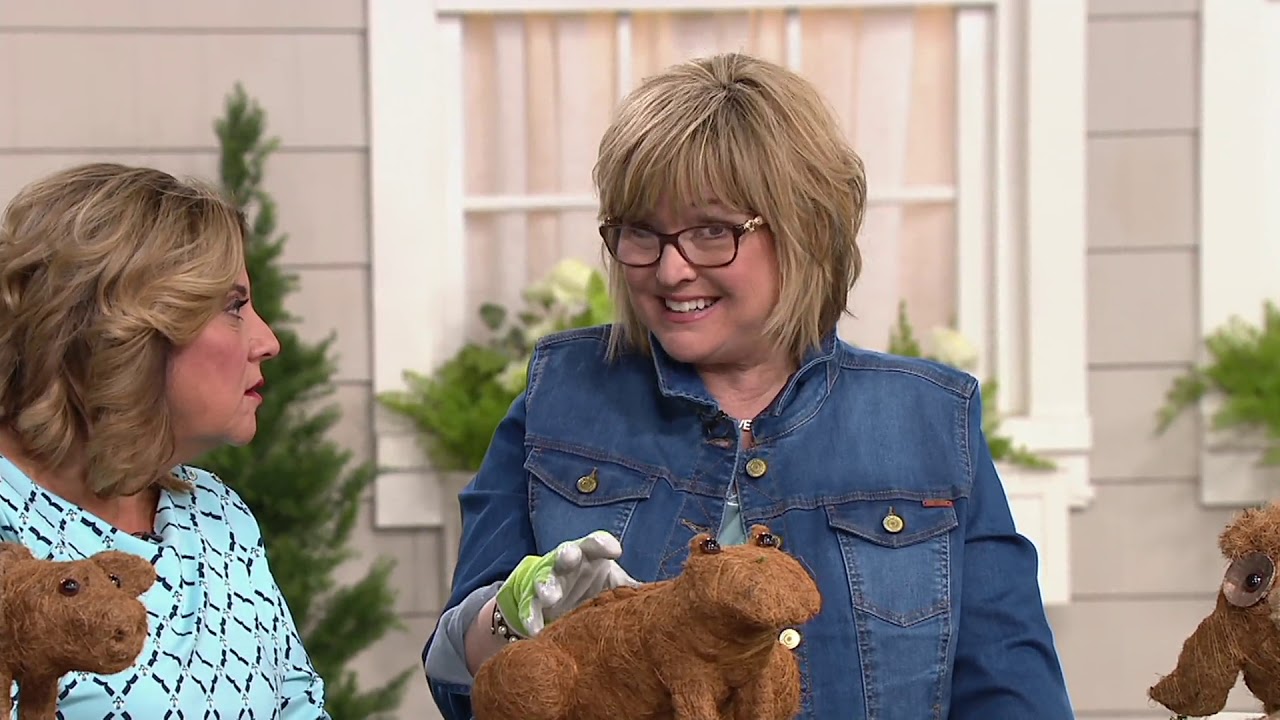 Ultimate Innovations Coco Topiary Animal Planter on QVC YouTube