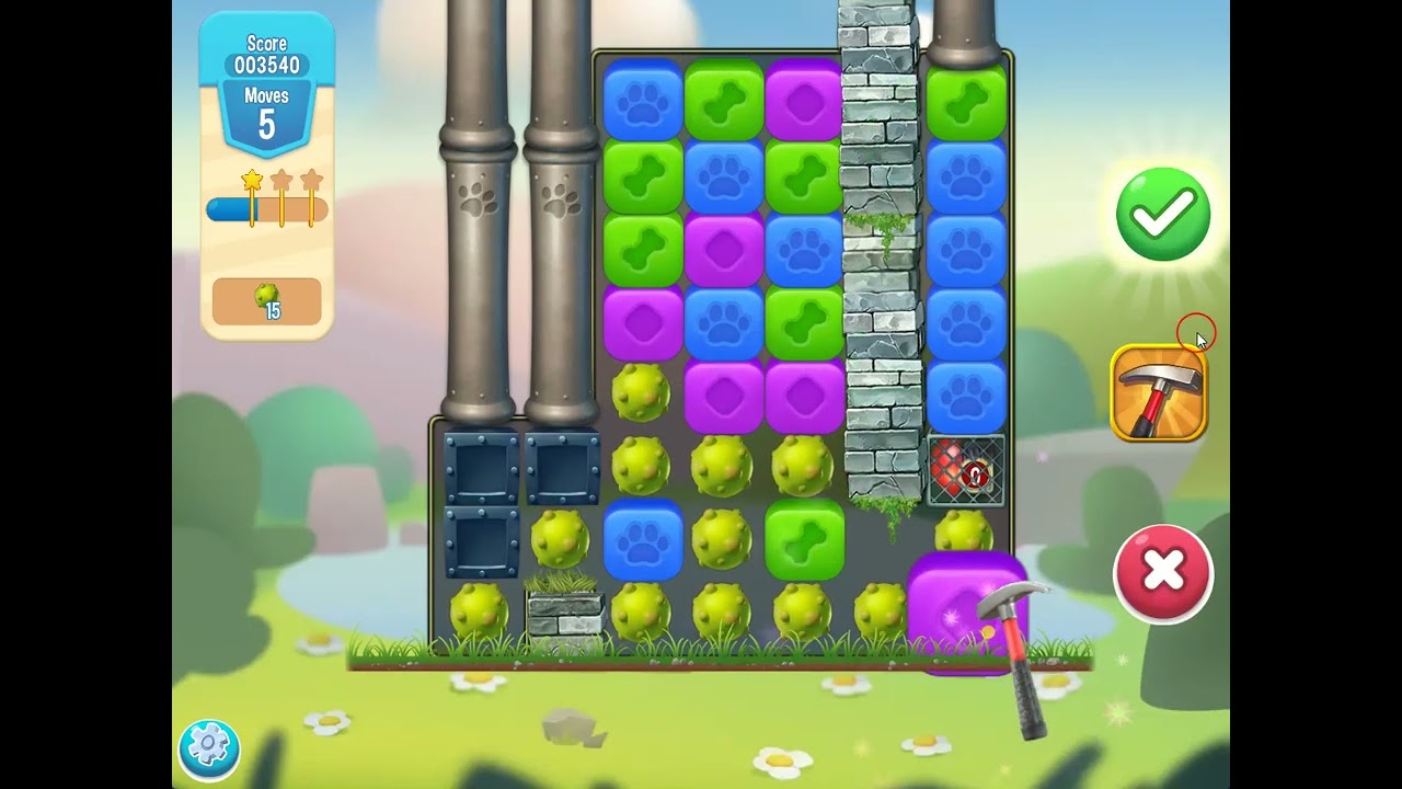 Pet Rescue Saga level 5299 no boosters | PuzzledCubes.site