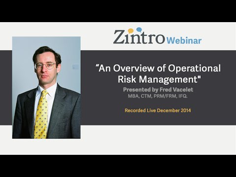 "An Overview of Operational Risk Management" - YouTube