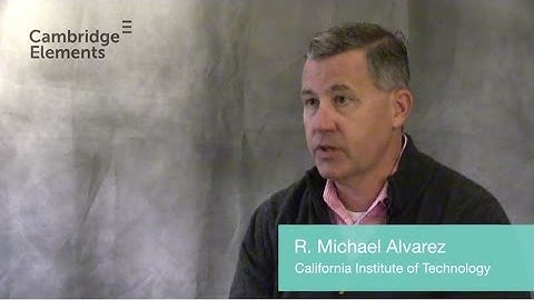R. Michael Alvarez introduces the Quantitative and Computational Methods for Social Science series