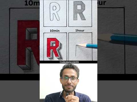 Alphabet Drawing Challenge #shorts