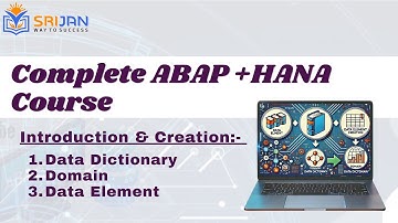 4. Introduction to SAP Data Dictionary: Domain & Data Element Creation | ABAP + HANA Course
