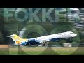 FOKKER 100 - Trade Air (9A-BTE) Take Off at Innsbruck