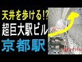 京都駅の穴場!?  超巨大な駅ビル、こんな所も歩けます!!  絶景も無料「空中径路」Skyway, Kyoto Station. Kyoto/Japan.