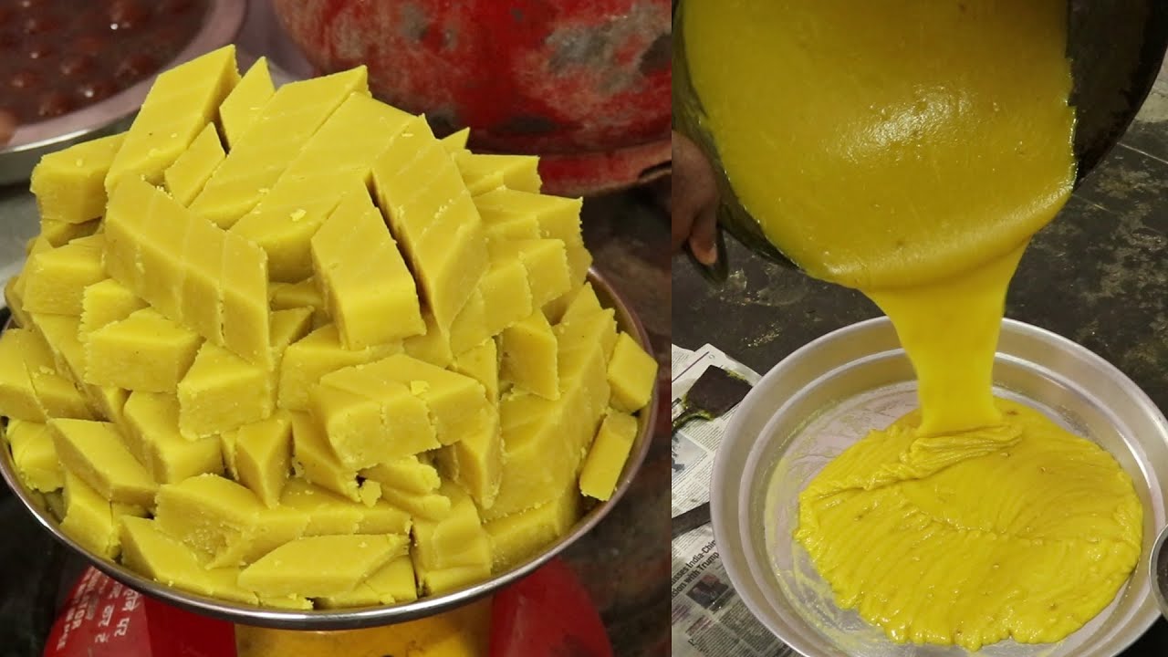 Diwali Sweets Recipe | Badam halwa |  Making | Indian Dessert Recipes Cooking | South Indian Food