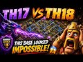 Impossible TH17 vs TH18 Ranked Battle?! Watch Till the End 👀 #coc #clasofclan #gaming #th17 #th18