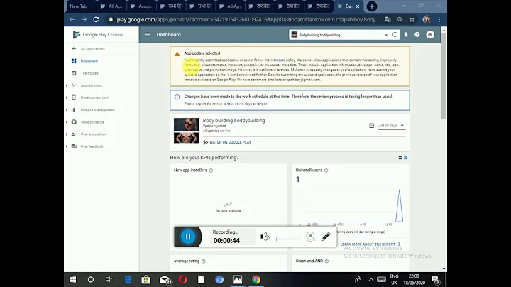 App Rejected Google play Console Problem App rejected to publish google play console Hindi