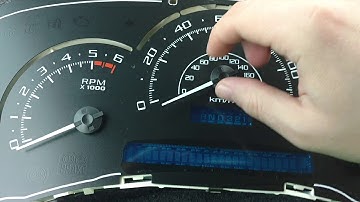 How to adjust 03-06 GM truck gauge cluster needles