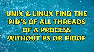 Unix & Linux: Find the PID