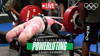 🔴 LIVE Powerlifting World Classic Open Championships | Men's 66kg & Women's 57kg Group A