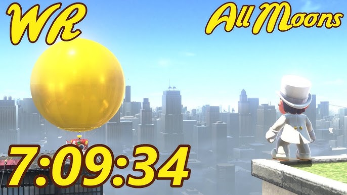 Any% in 01:00:33 by osum - Super Mario Odyssey - Speedrun