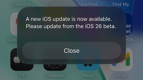 iOS 26.0 Beta 1 now shows the Beta Popup when you unlock the device or close the Notification Center