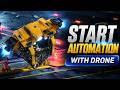 Spacecraft Start Automation With Drone
