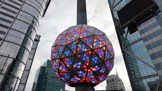 Times Square New Years Eve Ball Drop 2024 Test in New York City