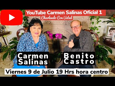 Benito Castro en "Charlando Con Usted" con Carmen Salinas - YouTube