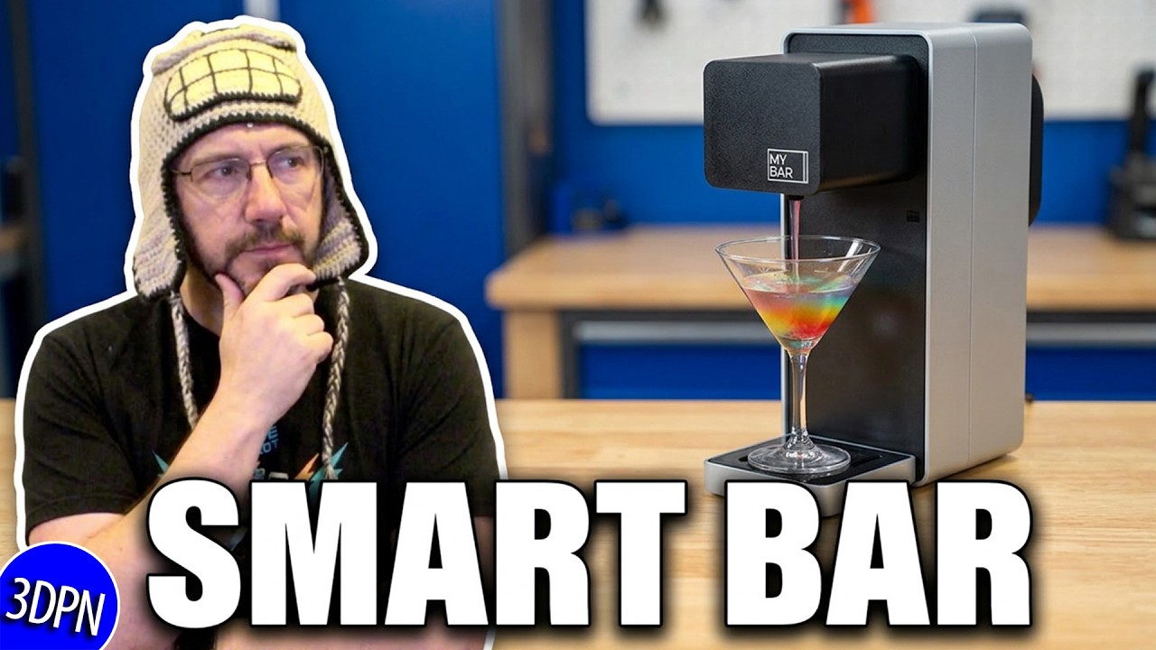 3D Printing for my Bar! MyBar Smart Drink & Cocktail Maker Machine