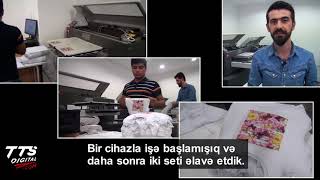 Azerice T - Shirt Digital Baskı Makinası Dtg Digital - 