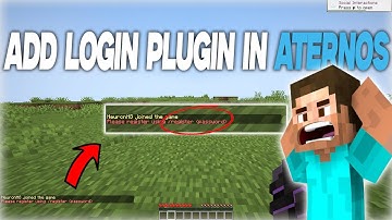 How to add login plugin in aternos server best plugin 1.19-1.8.9 Tlauncher