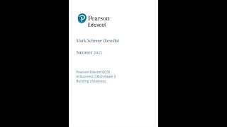 Pearson Edexcel GCSE In Business (1BSO) Paper 2 Building a business