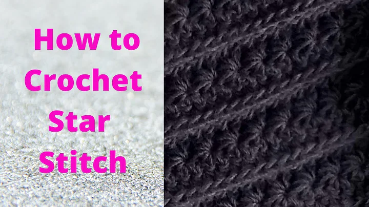 How to Crochet Star Stitch | Crochet Tutorial Star Stitch