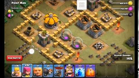 CoC Single Player Map - Point Man #36