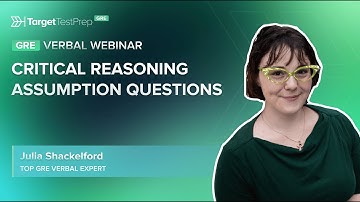 Master GRE Critical Reasoning Assumption Questions! 🏆