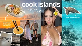 Cook Islands Travel Vlog 🌴 swimming with turtles, island hopping, food tour, Raratonga &amp; Aitutaki