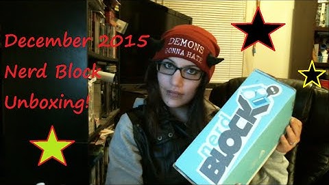 Nerd Block Unboxing December 2015 |Classic Box|