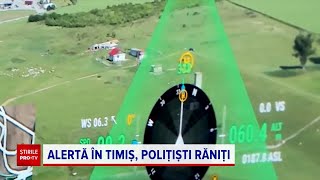 ANIMAȚIE. Cum au fost atacați polițiștii de frontieră din Timiș