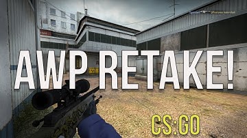 CS:GO - AWP RETAKE ON CACHE!