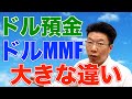 【374】大多数が間違ってる！ドル預金とドルMMFの違い！？ドルは証券会社で持つ！！