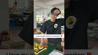 Tony loves his job
