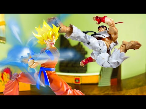 SSJ Goku Vs Ryu | ¡Who Got The BEST Game!? (Animation)