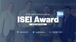ISEI Excellence Award 2025 | Recognizing Leaders in Safety, Health & Environment | ISE India