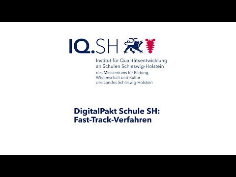 DigitalPakt Schule SH: Fast-Track-Verfahren