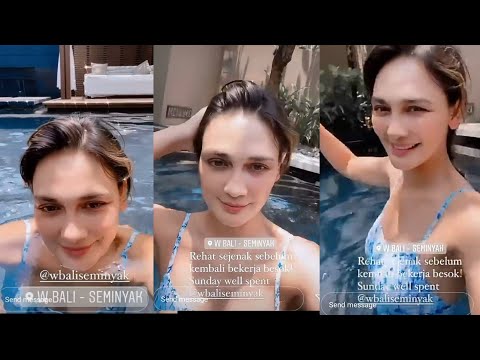 GAYA SANTAI LUNA MAYA DI KOLAM RENANG BALI