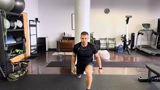 Alternating Back Lunge with Side bend Warm Up