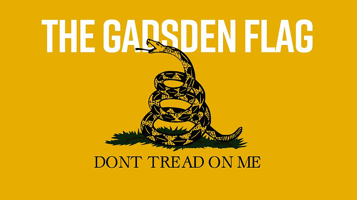 What does the "Don't Tread on me" Flag Mean? | The Gadsden Flag