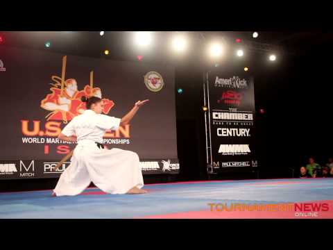 Caitlin Dechelle Women's Traditional Weapons Grand Championship at The 2014 US Open ISKA World Champ